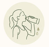 Cell-hydration, not bloat: creatine draws water into your muscle cells, and built-in electrolytes balance the extra fluid demand.